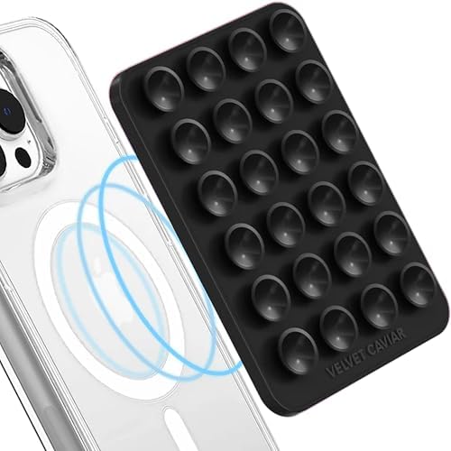 Transform Your Mobile Interaction with the VELVET CAVIAR Mag Safe Suction Cup Phone Case Mount – Superior Silicone Grip for Effortless Selfies and Secure Navigation. Featuring an Elegant Nude Beige Finish, This Premium Phone Accessory Ensures Stability for Streaming and Video Calls. Experience Unmatched Convenience with a Durable, Easy-to-Clean Design Perfect for On-the-Go Lifestyles. Ideal for Enhanced Usability, This Innovative Mount Keeps Your Device Within Arm’s Reach While Elevating Your Everyday Tasks with Style.