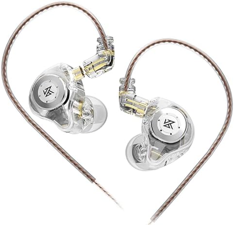 KZ EDX Pro Wired Earphones – Cutting-Edge In-Ear Monitors with Dual Dynamic Drivers for Exceptional Hi-Fi Sound, Advanced Noise Cancellation, and Integrated Microphone – Stylish Cyan Finish for Ultimate Comfort and Device Versatility