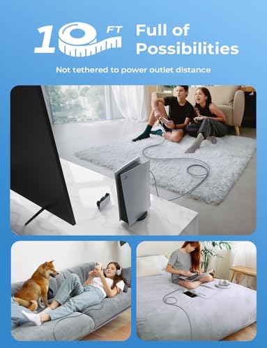 Optimize your charging setup with the AINOPE 240 W USB C to USB C Cable, a 6-foot powerhouse engineered for ultimate speed and flexibility. Featuring a right-angle connector, this fast charging cable is perfect for gaming or multitasking without the clutter of tangled cords. Compatible with the latest devices, including i Phone 16 Pro Max, i Phone 15, Mac Book Air/Pro, i Pad Pro, Samsung Galaxy, and Pixel, it delivers an impressive 240 W power output for rapid charging. The dual-pack offers exceptional value, ensuring you have a reliable charging solution wherever you go. Built with premium materials for durability, the sleek grey and blue design enhances your tech aesthetic while providing long-lasting performance. Elevate your device charging experience with this versatile cable, designed for both home and office use, while ensuring seamless connectivity across all your electronics.