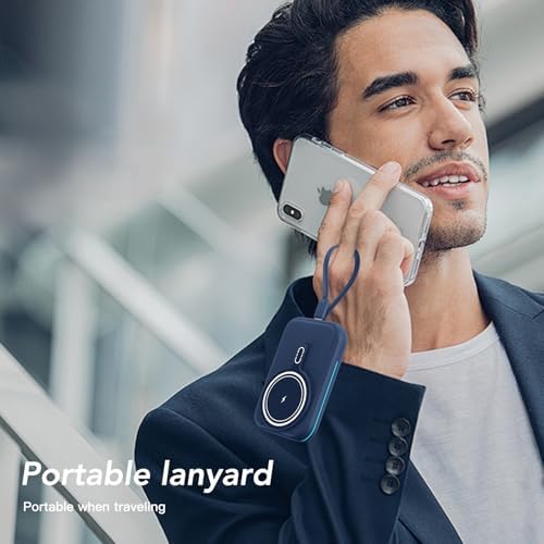 HUOTO 10000 m Ah Magnetic Power Bank – Ultimate Fast Charging Solution for i Phone 12-16 Pro Max | Wireless Battery Pack for Hassle-Free Travel & Everyday Use | Sleek, Compact Design with Enhanced Mag Safe Compatibility