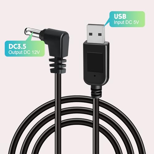 Furrion 6.56 FT USB to DC3.5 Charger Cable – Reliable Power Supply for 7-Inch Wireless Backup Monitors, Fast Charging Solution for FOS07 TADS & FOS48 TA Models, Essential RV Adapter for Uninterrupted Travel Performance and Safety