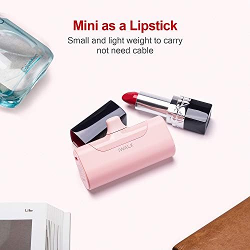 i WALK Compact 4500 m Ah USB-C Power Bank – Ultra-Lightweight Portable Charger for i Phone 16/15, Samsung Galaxy S25/S24/S23, and More – Fast Charging, Versatile Compatibility, Stylish Purple Design for On-the-Go Power Solutions