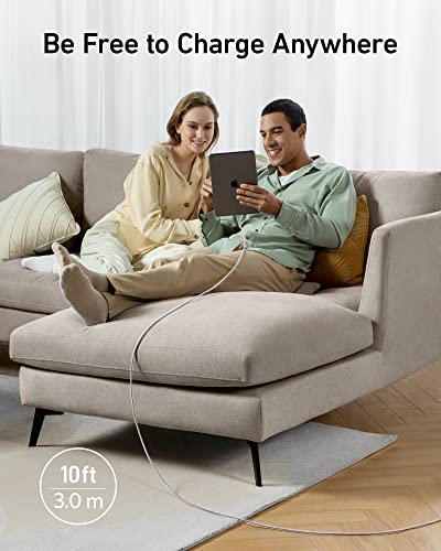 Anker 551 USB-A to Lightning Cable (3 ft) – Ultra-Fast Charging i Phone Charger, MFi Certified for i Phone 13/12/11/X/8 Series, Durable Nylon Build for Home and Car Use, Superior Compatibility and Reliability