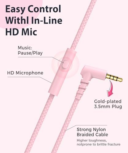 Rockpapa C24 Foldable Kids Headphones with Microphone – Lightweight Wired Audio Solution in Eye-Catching Purple & Green for School, Travel, and Play – Ideal for Young Listeners with Enhanced Compatibility and Superior Portability