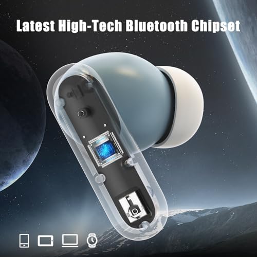 Elevate Your Audio Journey with Xspace Ear Wireless Earbuds – Advanced Bluetooth 5.3 for Unmatched Sound Clarity and Rich Bass – Designed for Active Lifestyles with a Sweatproof Build and Ergonomic Comfort – Ideal for Gym, Commutes, and Daily Adventures – Vibrant Green Finish for Trendsetters Seeking Ultimate Listening Experience