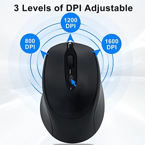 Sleek Silent Rechargeable Wireless Mouse – Ergonomic Light Green Design for Laptop, i Pad, Mac Book, Surface Pro, and More – Perfect for Travel and Everyday Use with Dual Mode Bluetooth Compatibility