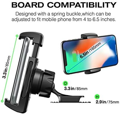 Premium Smartphone Cradle for Cars – JIMISHA 360° Rotatable Sticky Adhesive Mount for 4-6.5 Inch Devices – Unmatched Stability & Seamless Navigation Experience