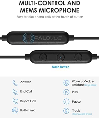 PALOVUE USB Type C In-Ear Headphones with Microphone & Volume Control – Advanced Noise Isolation Earbuds for Seamless Compatibility with Google Pixel, Samsung, One Plus, Huawei, Sony, & Mac Book – Exceptional Sound Clarity & Ergonomic Comfort for Daily Commutes, Workouts, and Entertainment