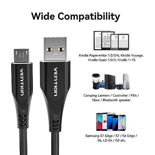 ULTIMATE 3 FT USB C to USB A Charging Cable – PD 100 W Fast Charge for Kindle & Android Devices – Versatile Multi-Device Compatibility with High-Speed Data Transfer – Durable & Portable Design for Everyday Use