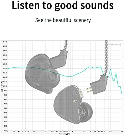 KZ ZSN PRO X Dual Driver Earbuds – Hi-Fi Stereo Headphones with Balanced Armature & Dynamic Driver, Ergonomic Comfort for Optimal Listening, Detachable Cable & Built-In Microphone, Perfect for Audiophiles & Everyday Use – Golden Finish