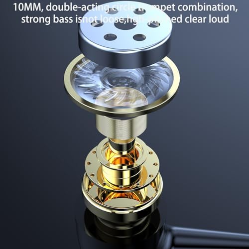 ASVOQ USB-C Wired In-Ear Headphones with Integrated Microphone & Volume Control – Superior Sound for i Phone 15/16 Pro Max, Google Pixel, Xiaomi, One Plus, Sony & Mac Book – Ultimate Comfort & Durability for Calls, Music, and On-the-Go Listening