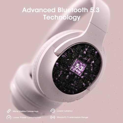 Premium Bluetooth Over-Ear Headphones with 80-Hour Playtime, Custom EQ Settings, and Enhanced Noise-Cancellation Microphone for Superior Call Clarity – Foldable Wireless Headset Ideal for Travel, Gym, Office, and Home Enjoyment with Rich Deep Bass and Unmatched Comfort