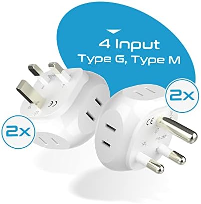 Ultimate Compact Travel Power Adapter for UK & Ireland – Dual USB & USB-C Fast Charger with 3.1 A Output – Type G Plug Converter for Seamless Global Connectivity in Hong Kong, England, Dubai, and Saudi Arabia – Safe, Efficient Design for Smart Travelers