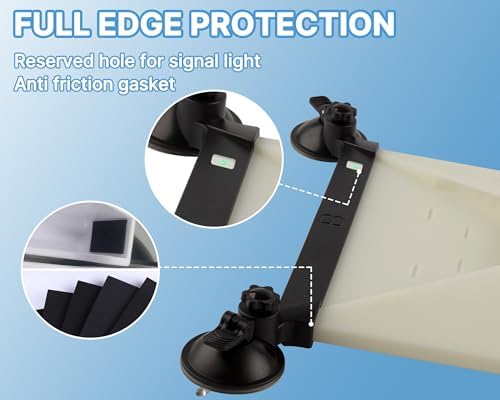 Starlink Mini Sunroof Car Window Mount – Optimized Satellite Signal Booster with 4 EVA Protective Gaskets for Enhanced Connectivity and Easy Installation – Perfect for Road Trips and Remote Locations