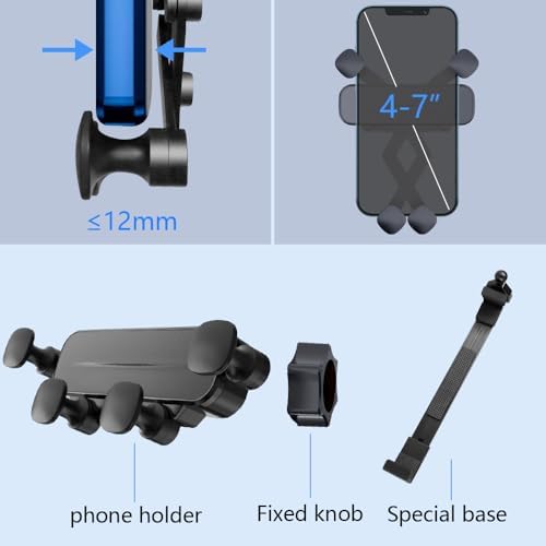 Premium Car Phone Holder Mount for Honda Accord 2008-2012 – Secure Mobile Device Cradle for Effortless Navigation and Hands-Free Use – Sleek No Bar Display Design, Easy Installation, and Enhanced Durability – Perfect for LX, LX-P, SE, EX, EX-L, and LX-S Models – Elevate Your Driving Safety with Optimal Viewing and Stability