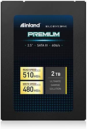 Transform Your Tech with INLAND Platinum 1 TB SATA III SSD – Ultra-Fast 2.5″ Solid State Drive Featuring Advanced TLC 3 D NAND for Superior Performance and Reliability, Ideal for Gamers and Creatives