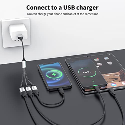 Fidioto 6.6 ft USB Extension Cable Splitter – Expand Your Connectivity with 1 Male to 4 Female Ports for Effortless Data Transfer and Charging – Ideal USB Hub Adapter for Printers, Keyboards, Flash Drives, Play Station, Laptops, and More, Ensuring Superior Compatibility and High-Speed Performance for All Your Peripheral Devices