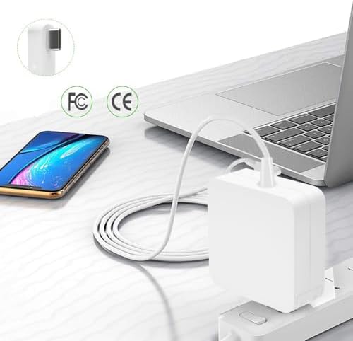 Ultra-Fast 60 W L-Tip Mac Book Charger for A1278 Models – Lightweight, Durable Power Adapter for Mac Book Pro & Air (Pre-Mid 2012) – Efficient Charging Solution for On-the-Go Professionals and Students