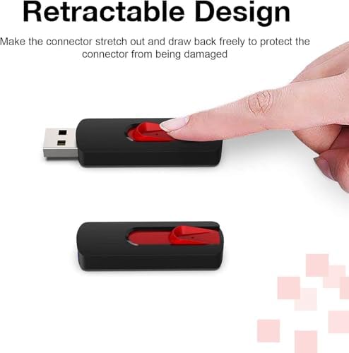RAOYI 5-Pack 64 GB USB Flash Drives – High-Speed USB 2.0 Memory Sticks for Effortless Data Transfer and Storage – Portable Thumb Drives for PC and Laptop – Ideal for Organizing Photos, Documents, and Videos – Multi-Pack Convenience for Home and Office Use