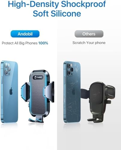 Military-Grade Adjustable Cup Phone Holder for Cars and Trucks – 2025 Enhanced 360° Gooseneck with Anti-Shake Technology for Universal Compatibility (4.0-7.0″) – Ideal for i Phone, Samsung, Pixel – Elevate Driving Experience and Safety