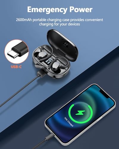Unleash Your Workout Potential with Cutting-Edge Bluetooth 5.3 Waterproof Earbuds – 128-Hour Playtime & ENC Noise Cancellation for Crystal-Clear Sound – Ergonomic Design Perfect for Fitness and Running – Immerse Yourself in Superior Deep Bass Audio Quality