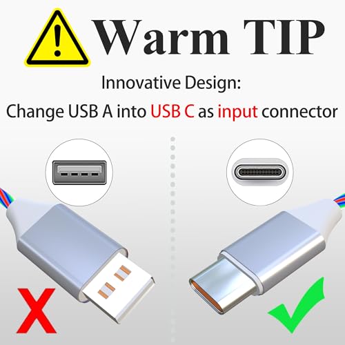 LED USB C Multi Charging Cable – 3-in-1 Fast Charging Solution with 3 A Power Delivery, 4 FT Length & Innovative LED Indicator for Type C, Micro USB & Apple Devices – Durable, Tangle-Free Design Perfect for Home, Office & Travel Use