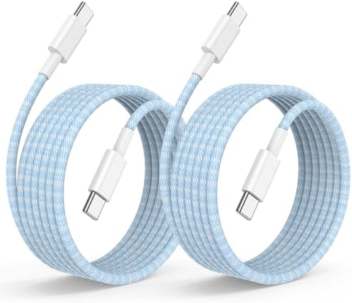 Ultra-Long 10 FT i Phone Fast Charger Cable – Type C to Lightning USB-C Cord for i Phone 16 Pro Max, 15 Series, i Pad & Mac Book Pro – Rapid Charging & Enhanced Durability for Seamless Connectivity