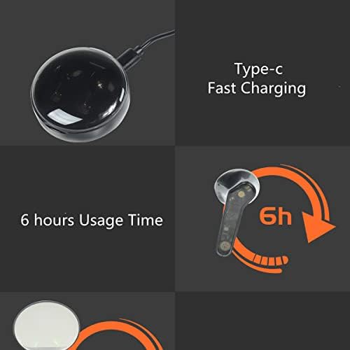 Revolutionary Ear Hook Bluetooth Wireless Headphones – Comfort-Focused Noise Cancelling Earphones with Microphone for Android & i Phone Compatibility (Red) – Effortless Connectivity, Ultimate Sound Quality, and Ergonomic Design for All-Day Wear