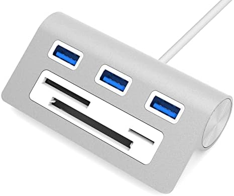 SABRENT 5-in-1 USB-C Hub: High-Speed SD & TF Card Reader with 3 USB 3.0 Ports for Mac, Windows, and Thunderbolt Devices – Ultimate Portable Connectivity Solution for Enhanced Performance and Productivity