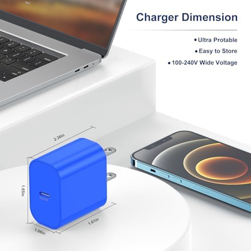 Fast Charging Multi-Port USB C Power Adapter – 5-Port 40 W Wall Charger for i Phone 16 Pro Max, 16 Pro, 15 Pro Max, and More – Compact Cube Design with 3 USB-C and 2 USB-A Ports – Ideal for Efficient Device Charging in Homes and Offices – Built-in Safety Features for Overcharging Protection – Perfect for Busy Professionals and Families