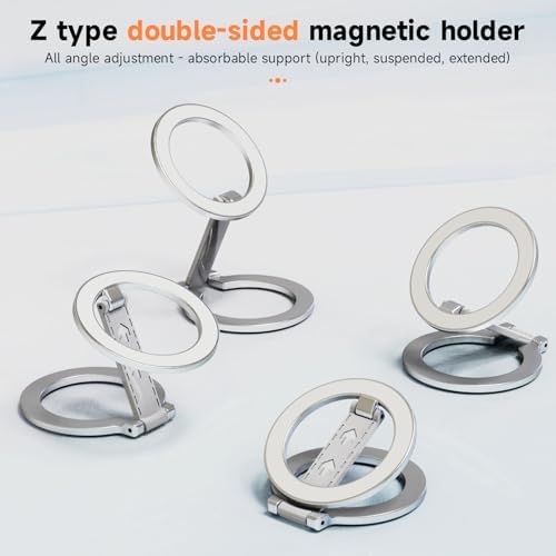 Transform Your Mobile Experience with the Innovative 360° Magnetic Phone Grip for Mag Safe – Tailored for i Phone 16 Pro Max, 15, 14, 13, and 12 Series – Advanced Silicone Finger Strap for Superior Drop Protection – Effortless Wireless Charging Compatibility – Sleek Aesthetic Enhances Device Style and Functionality – Experience Ultimate Versatility for Texting, Video Calls, and Streaming – Crafted from Premium Quality Materials for Long-Lasting Durability and Comfort – Upgrade Your i Phone Accessories and Elevate Daily Interactions!