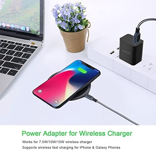 Ultra-Fast Charging 3.0 Wall Adapter – 18 W USB Power Block for Quick Device Recharge | 4-Pack Compatible with i Phone 16/15/14 Pro Max, Galaxy S23/S22, A03 s – Compact and Travel-Friendly Design for Enhanced Efficiency and Versatility
