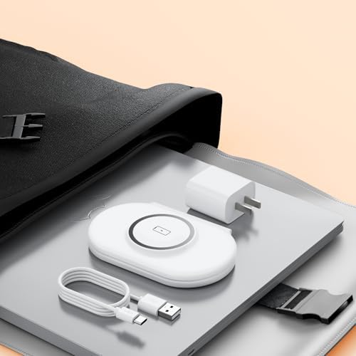 Revolutionize Your Charging Experience: 2025 Portable Wireless Mag-Safe 3-in-1 Charger for i Phone 12-16 Pro Max, Apple Watch & Air Pods – Fast, Travel-Friendly, Enhanced Magnetic Alignment for Effortless Power on the Go