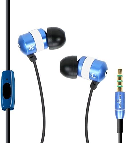 GOgroove Audi OHM HF Earbud Headphones – Superior Noise Isolating In-Ear Earphones with Deep Bass, Ergonomic Fit & Comfortable Gel Tips for All-Day Use – Perfect for Music Lovers, Commuters & Fitness Enthusiasts
