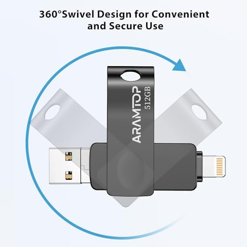512 GB Photo Stick USB C Memory Stick – Ultimate External Storage Solution for i Phone, i Pad, Android & PC – High-Speed, Plug-and-Play Thumb Drive for Effortless File Management and Backup