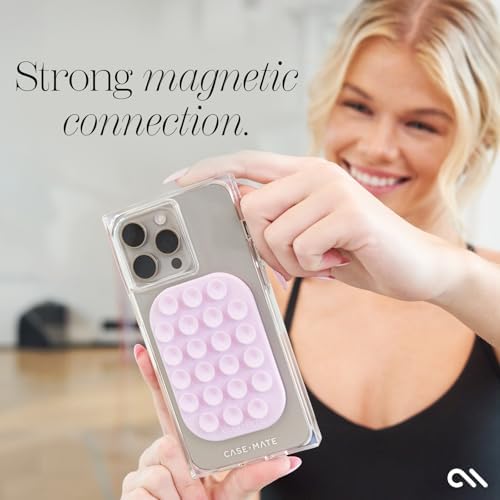 Transform Your Mobile Interaction with the Case-Mate Stick it! Magnetic Suction Cup Phone Mount – Effortless Hands-Free Grip for i Phone 14/15/16 Pro Max Series – Chic Stardust Finish & Superior Mag Safe Integration – Perfect for Content Creators & Seamless On-the-Go Navigation Solutions
