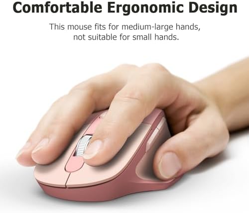 Adorable Pink Cat Wireless Silent Mouse – 2.4 GHz Plug and Play Optical Companion for Laptop & PC – Compact, Noise-Free Design Perfect for Home, Office, and Study Sessions – Cute Cat-Themed USB Nano Receiver Included