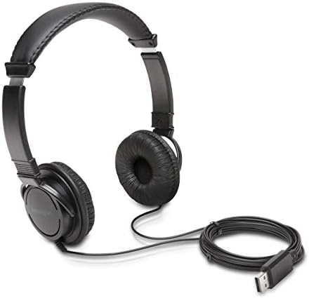 Kensington Hi-Fi USB-C Over-Ear Headphones – Immerse Yourself in Premium Sound with Built-in Mic for Clear Calls, Exceptional Comfort, and Superior Noise Isolation Perfect for E-Learning and Professional Use