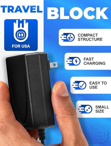 Elevate Your Relaxation with the 5.9 ft High-Speed Ergonomic Charger for Pure Wave CM-05 & CM-07 Massagers – Optimal 8.5 V, 0.6 A Power Supply for Effortless Enjoyment and Enhanced Flexibility in Home Wellness Solutions