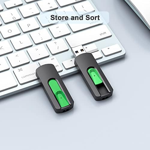 Vibrant 5-Pack Aiibe 128 GB USB Flash Drives – Colorful Memory Sticks for Effortless Data Storage and Transfer | Reliable USB 2.0 Compatibility for Students and Professionals | Perfect Portable Solution for Secure File Management