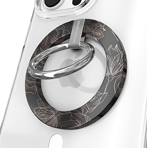 Transform Your i Phone 16, 15, 14, 13, 12 with VELVET CAVIAR’s Amethyst Purple Leopard Mag Safe-Compatible Grip – Stylish Magnetic Ring Holder & Adjustable Stand for Effortless Hands-Free Viewing, Secure Texting, and Enhanced Usability – Elevate Your Mobile Experience with Durable, Lightweight, and Customizable Accessory