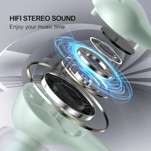 ASKUBSKU Advanced USB Gaming Headset with Noise-Canceling Microphone – 7.5 Ft Wired Earbuds for Enhanced Audio on PC & Laptop, High-Quality Sound for Gaming and Online Meetings, Integrated Mute Feature, Green – Perfectly Compatible with Surface & Switch, Ergonomic Comfort for Prolonged Use