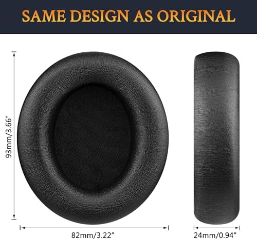 Elevate Your Audio Experience with SOULWIT Deep Brown Replacement Earpads for Beats Studio Pro Wireless Headphones – Luxurious Protein Leather Cushions with Advanced Noise Isolation Foam for Unmatched Comfort and Enhanced Sound Quality