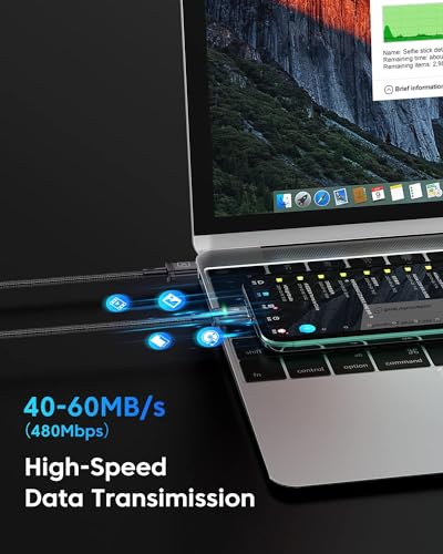 Revolutionize Your Charging with Kuulaa 3 Pack Magnetic Charging Cables – Fast 3 A Power Delivery, 3-in-1 Interchangeable Tips for Lightning, Micro USB & Type-C, Durable Nylon-Braided Design for Ultimate Reliability and Convenience