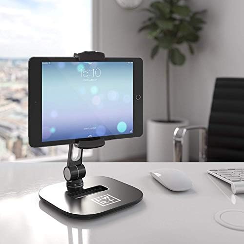 Premium 360-Degree Swivel Tablet and Phone Stand – Adjustable Holder for 4 to 11-Inch Devices Like i Pads and Samsung Galaxy – Ideal for Kitchen, Office, and Bedroom Use – Boost Productivity with Hands-Free Operation and Optimal Viewing Angles – Lightweight, Sturdy Design with Non-Slip Pads for Enhanced Stability and Scratch Resistance – Transform Your Device Experience and Maximize Multitasking Efficiency
