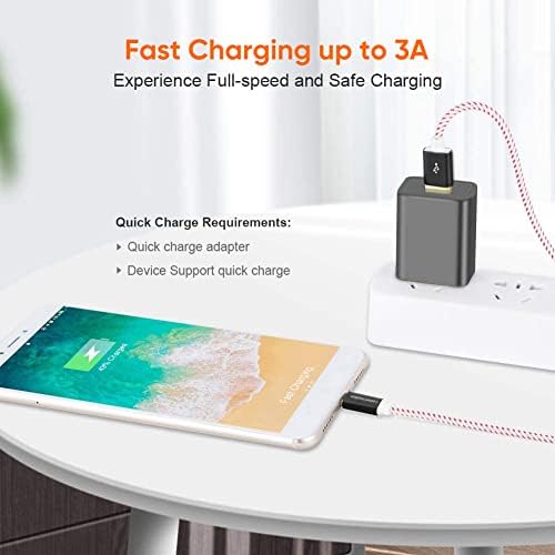 Compact USB C Cable Duo – 0.5 FT Braided Fast Charging Cables for Seamless Data Transfer | 3 A Power & 480 Mbps Speed | Ultimate Compatibility for Mac Book Air, Galaxy S22 Ultra, Stylus Pen, and More | Durable Design | Ideal for On-the-Go Connectivity