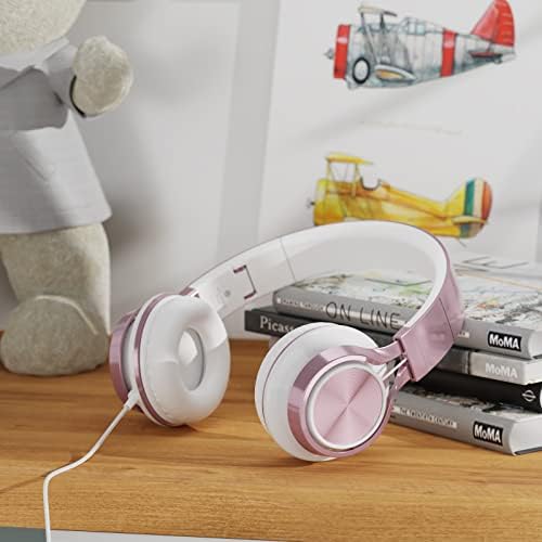 Elevate Your Listening Experience with AILIHEN MS300 Lightweight Foldable Purple Headphones – Stylish On-Ear Design for Exceptional Sound Clarity and Comfort – Perfect Wired Headphones for Students, Teens, and Young Professionals with High-Quality Microphone for Seamless Communication on Chromebooks and Laptops – Ideal for School, Entertainment, and Casual Listening