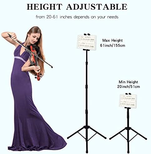 Height-Adjustable Raking Tablet Floor Stand – 360° Rotating Tripod for i Phone, i Pad Mini/Air/Pro & All 5.5-12.9 Inch Devices – Ultimate Hands-Free Viewing & Productivity Booster