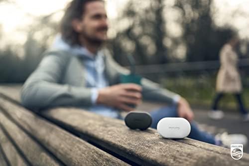 Philips T1207 True Wireless Earbuds – 18-Hour Playtime, IPX4 Water-Resistant Design for Active Lifestyles, Superior Comfort, and Effortless Bluetooth Connectivity in Stylish Teal