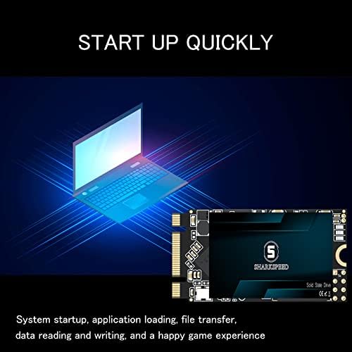 Maximize Your Computing Power with a 128 GB m SATA SSD – High-Speed SATA 3 Solid State Drive for Laptops & Desktops, Enhanced 3 D NAND Technology for Unmatched Durability and Performance, Ideal for Gamers and Professionals Seeking Reliable Storage Solutions